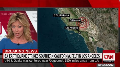 breaking news california earthquake today